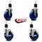 Service Caster 5'' Solid Poly Wheel Swivel 1-7/8'' Expanding Stem Caster Set 2 Brakes, 4PK SCC-EX20S514-SPUS-2-TLB-2-178 - alternate 5